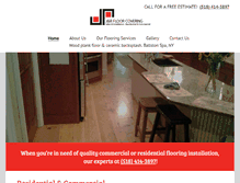 Tablet Screenshot of jandrfloorcovering.com